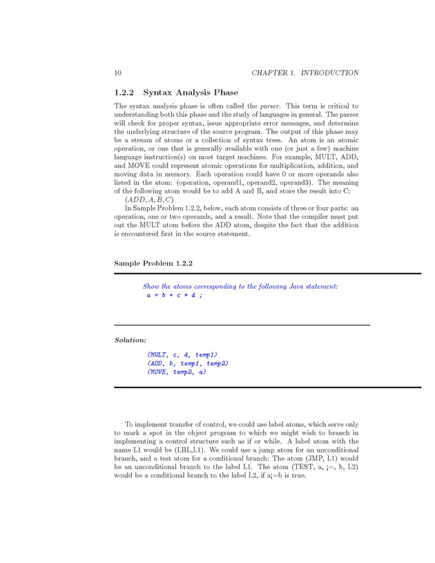 Compiler Design: Theory, Tools, and Examples - Page 10
